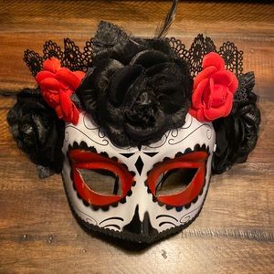 Day Of the Dead Skull Women Mask